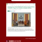 Kantor Wilayah Kementerian Agama Provinsi Kepulauan Bangka Belitung terus memperkuat kolaborasi