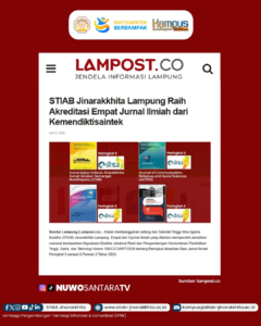 Komitmen STIAB Jinarakkhita Lampung dalam memajukan ilmu pengetahuan kembali mendapat apresiasi